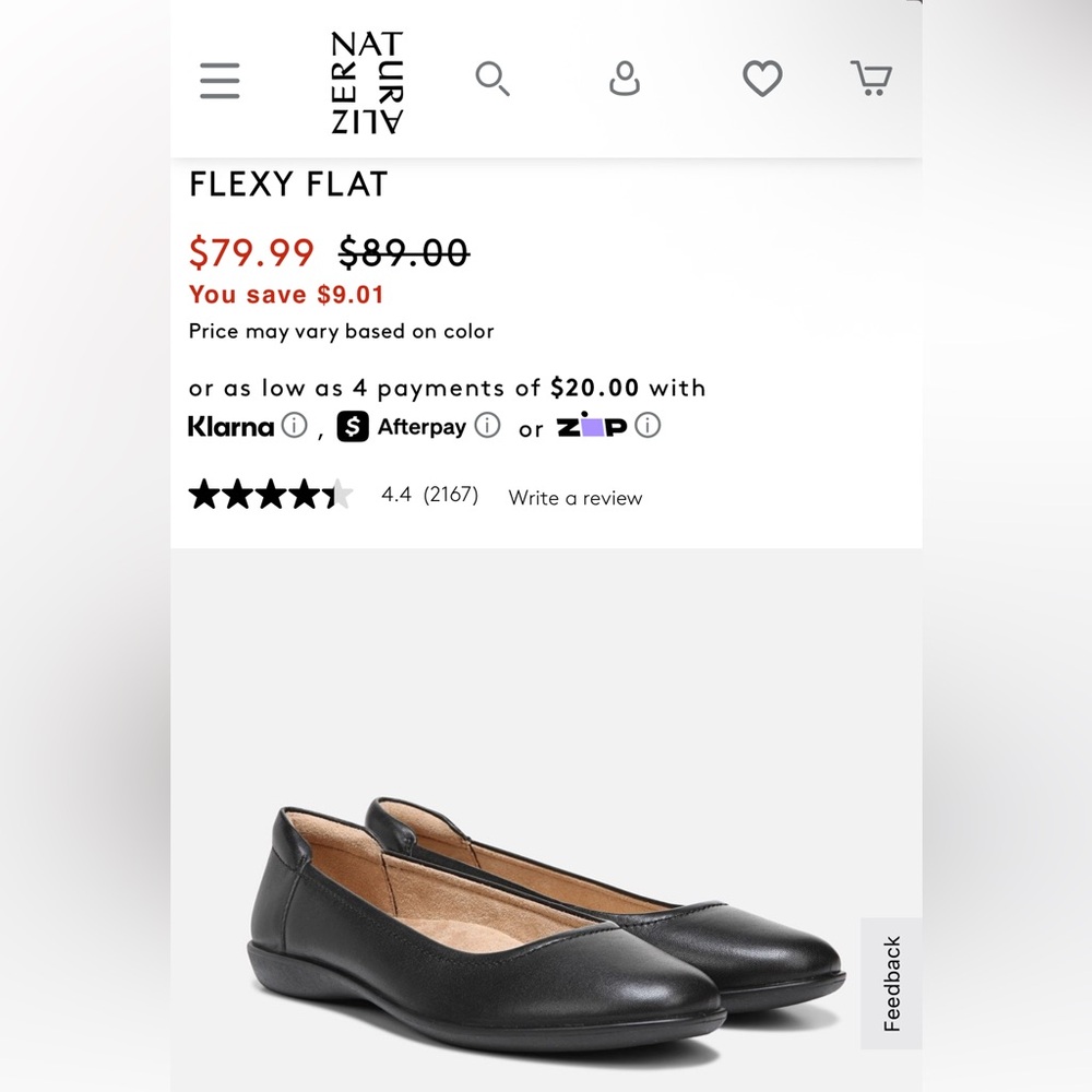 Naturalizer Flexy Ballet Flat - Picture 7 of 7